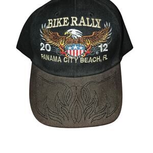 NWT 2012 Bike Rally Panama City Beach FL Florida Biker Hat Cap One Size Fit All